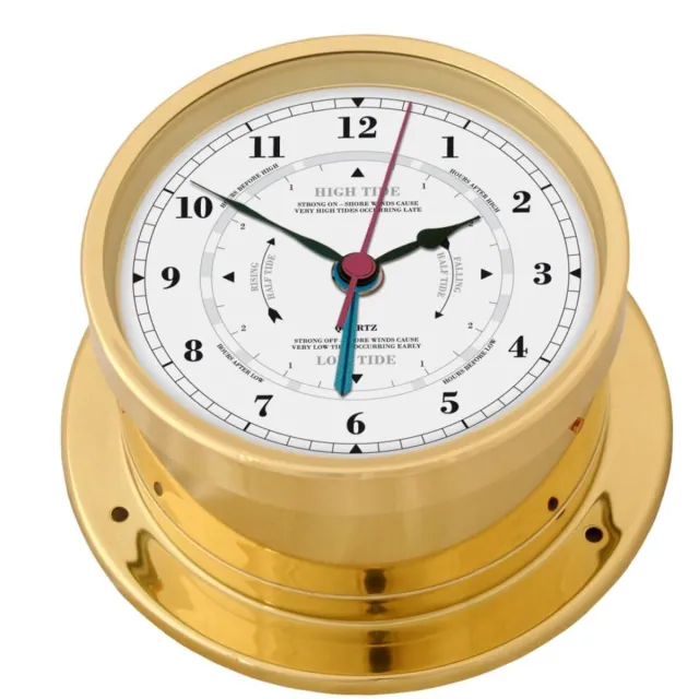Fischer 1610GU-45 - Getijdenklok 165mm Goud