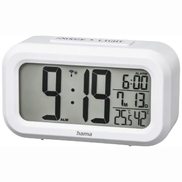 Hama Radiogestuurde Wekker "rc 660" Wit Radiogestuurd