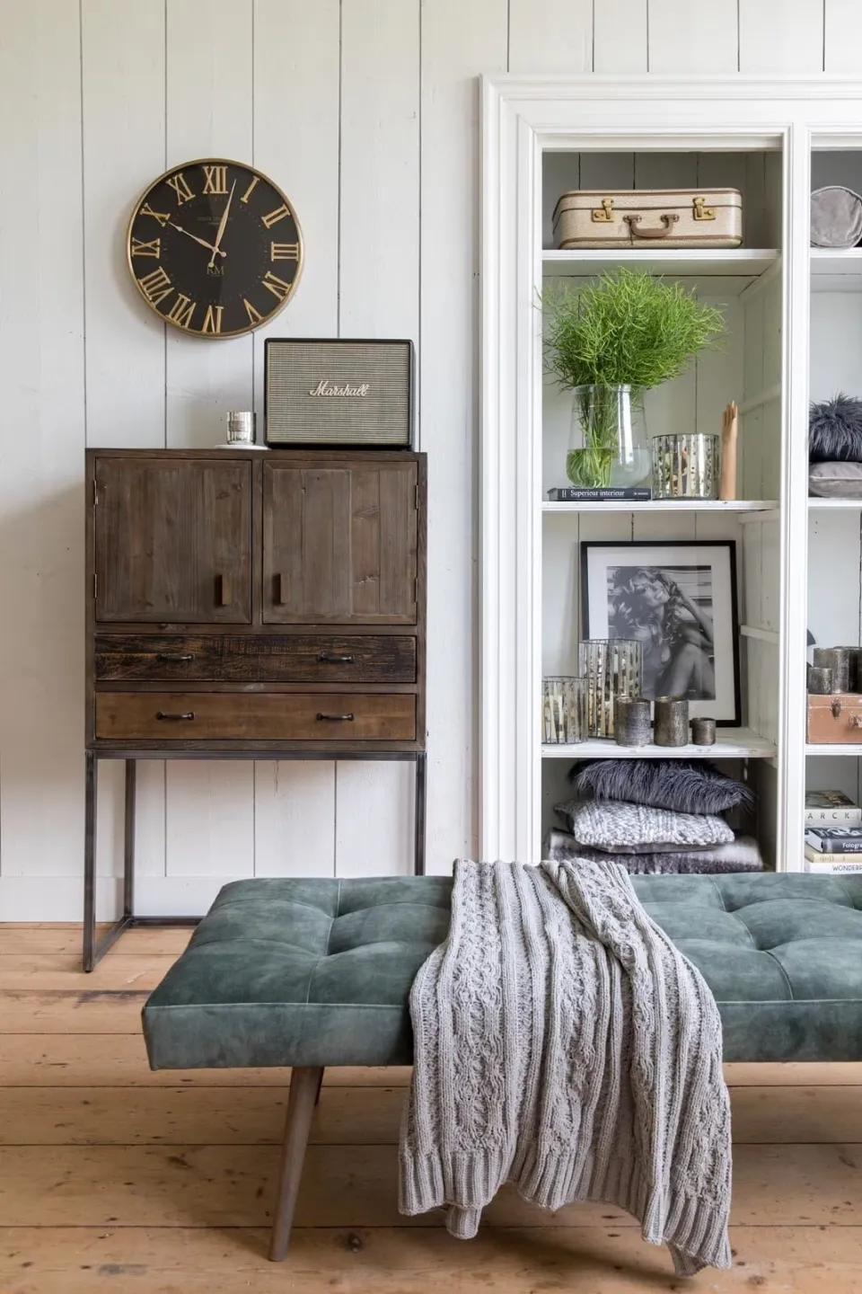 Rivièra Maison London Clock Company wandklok zwart, foto 4