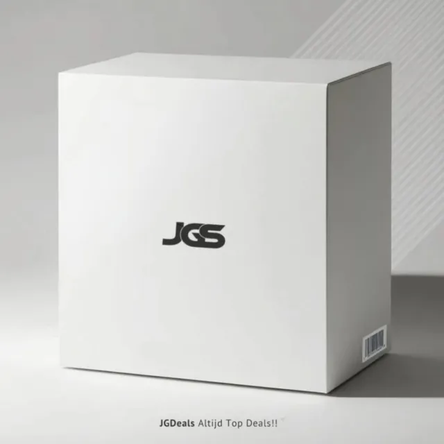JGS Premium - Waterdichte Mini Wandklok voor Badkamer Keuken - Zuignap - Kwarts - Thuis en Kantoor - Wit - Decoratie