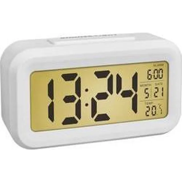 TFA Dostmann 60.2018.02 - Wekker - Digitaal - Quartz - Thermometer Wit