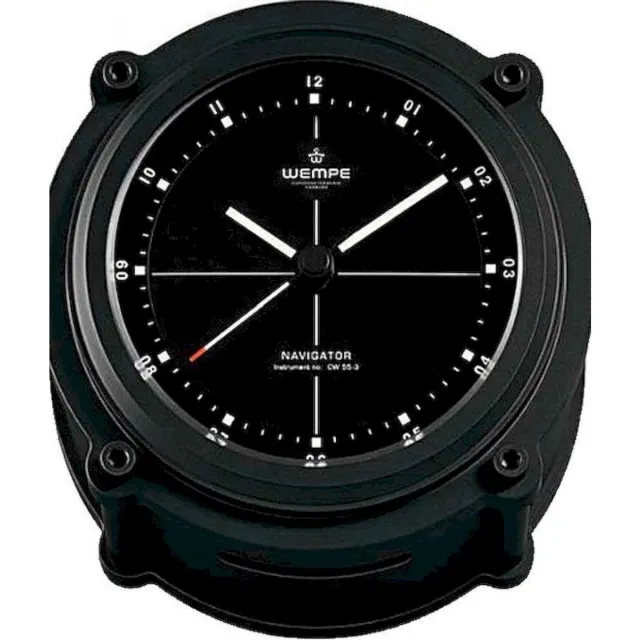 Wempe NAVIGATOR II QUARZ KLOK Ø 130 MM - WEMPE Rsekleurig