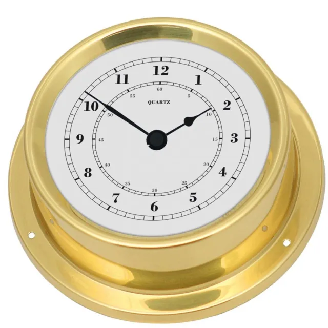 Fischer 1506U-45 - Scheepsklok 110 mm Goud