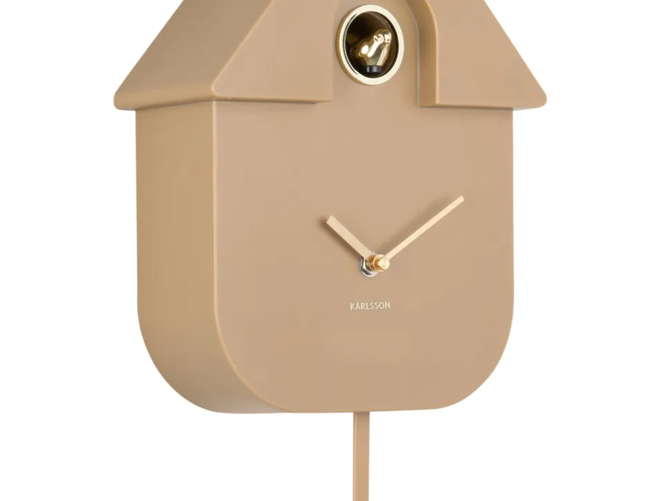 Karlsson Modern Cuckoo koekoeksklok beige, foto 3