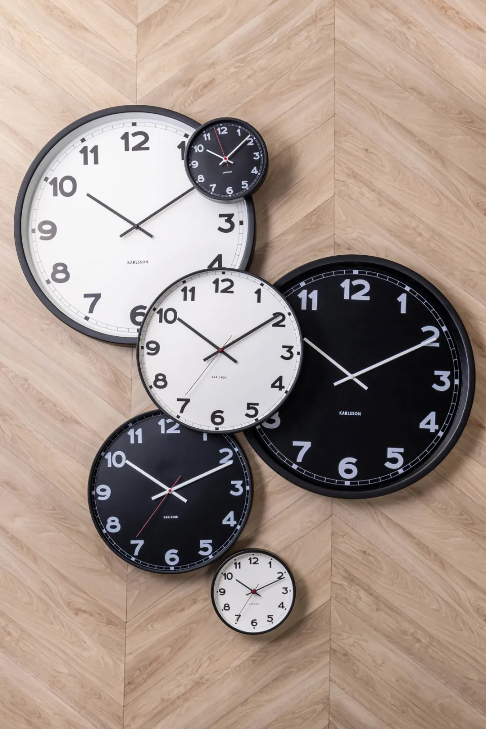 Karlsson New Classic wandklok wit, foto 2