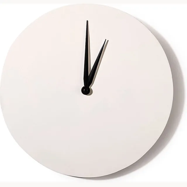 Artemio 14001239 Wandklok voor Decoratie, Rond, 30 cm, Wit