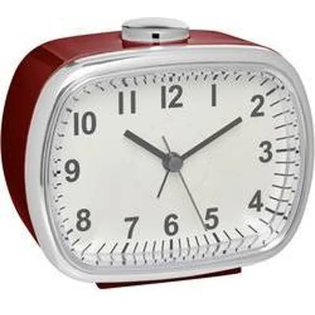 TFA Dostmann 60.1032.05 Wekker Quartz Rood Alarmtijden: 1