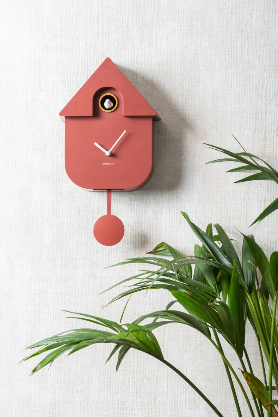 Karlsson Modern Cuckoo koekoeksklok rood, foto 4