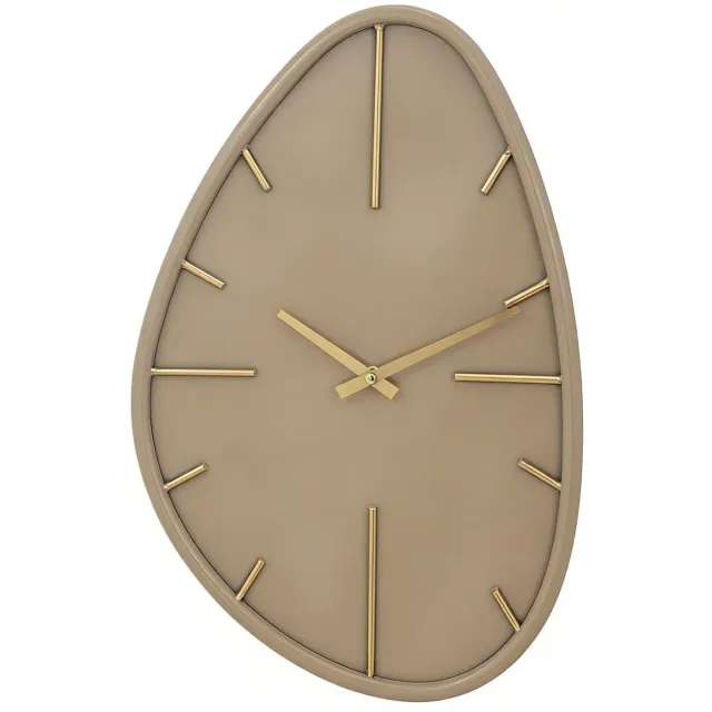 homebound by ky Wandklok Evia organisch beige