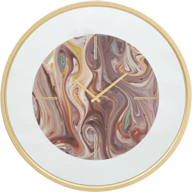 Mauro Ferretti Wandklok Goldy Line Cm 85×6×85 cm Goud