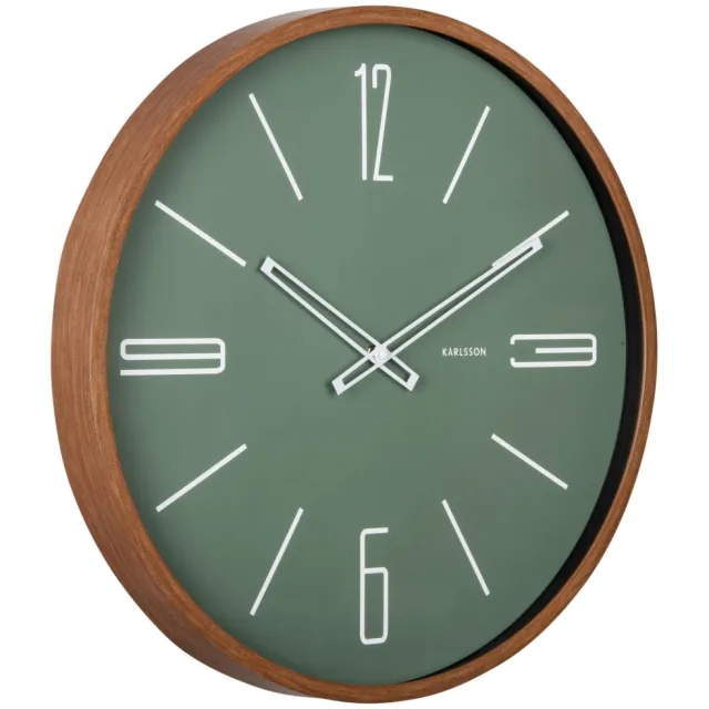 Karlsson Marcado Large wandklok jungle groen