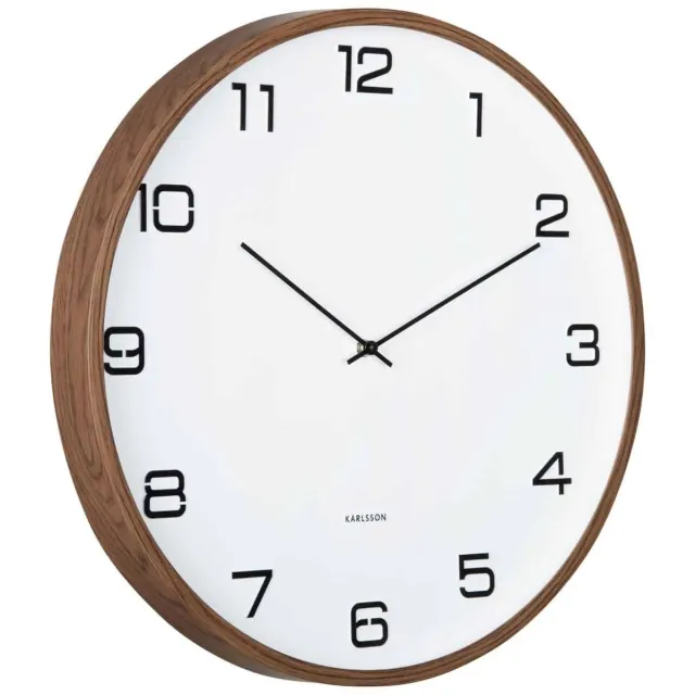 Karlsson Wandklok Delicado Large - Wit - Ø50.8cm - Wandklok Modern