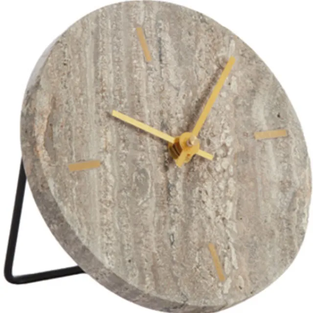 Light & Living Klok JENAY - Bruin - 15x1.5x15 cm