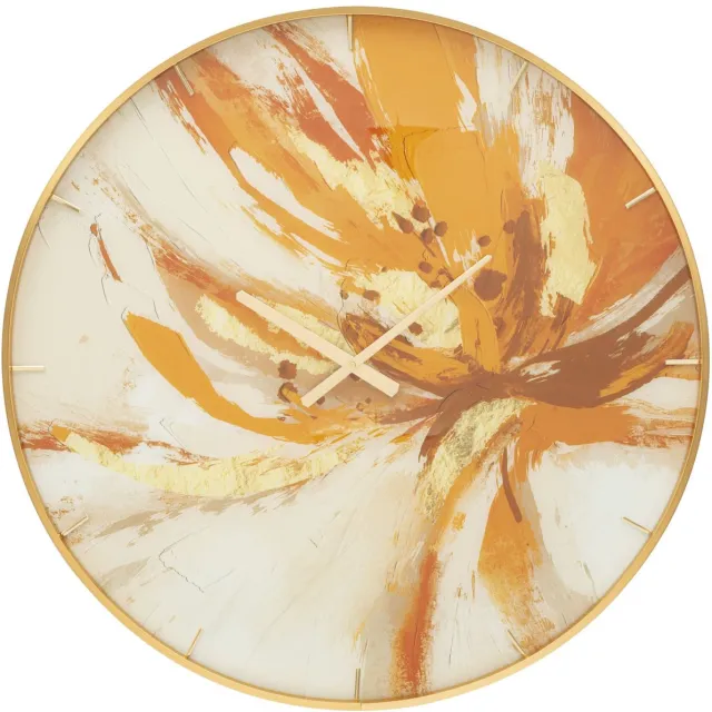 Mauro Ferretti Wandklok Glass Toply Ø 80×5 cm Multicolor