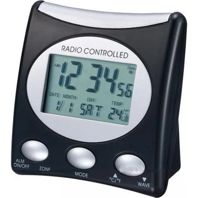 Technoline Radio gestuurde wekker - Technoline WT 221 Zwart