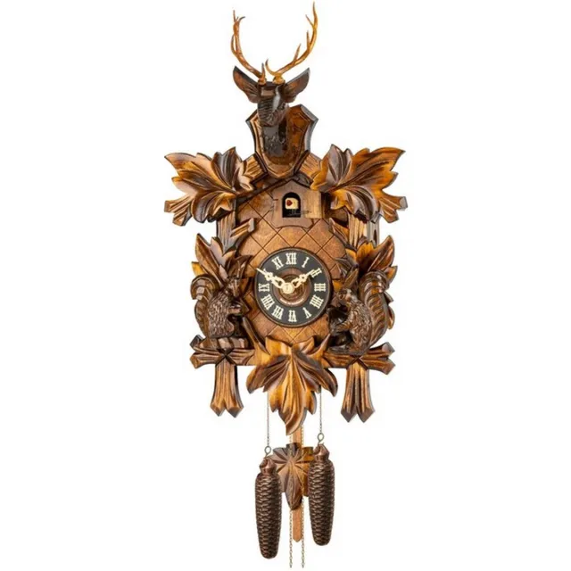 Engstler 533/8 - Koekoeksklok - 8-daags kettinguurwerk bruin
