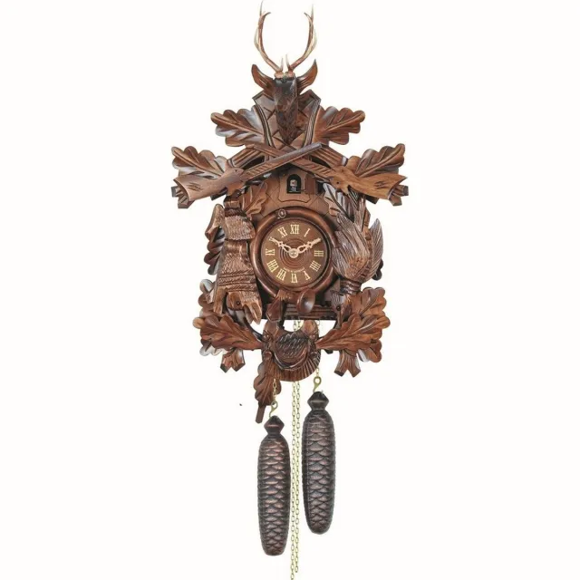 Engstler 738 - Koekoeksklok - 1-daags ketting uurwerk meerkleurig