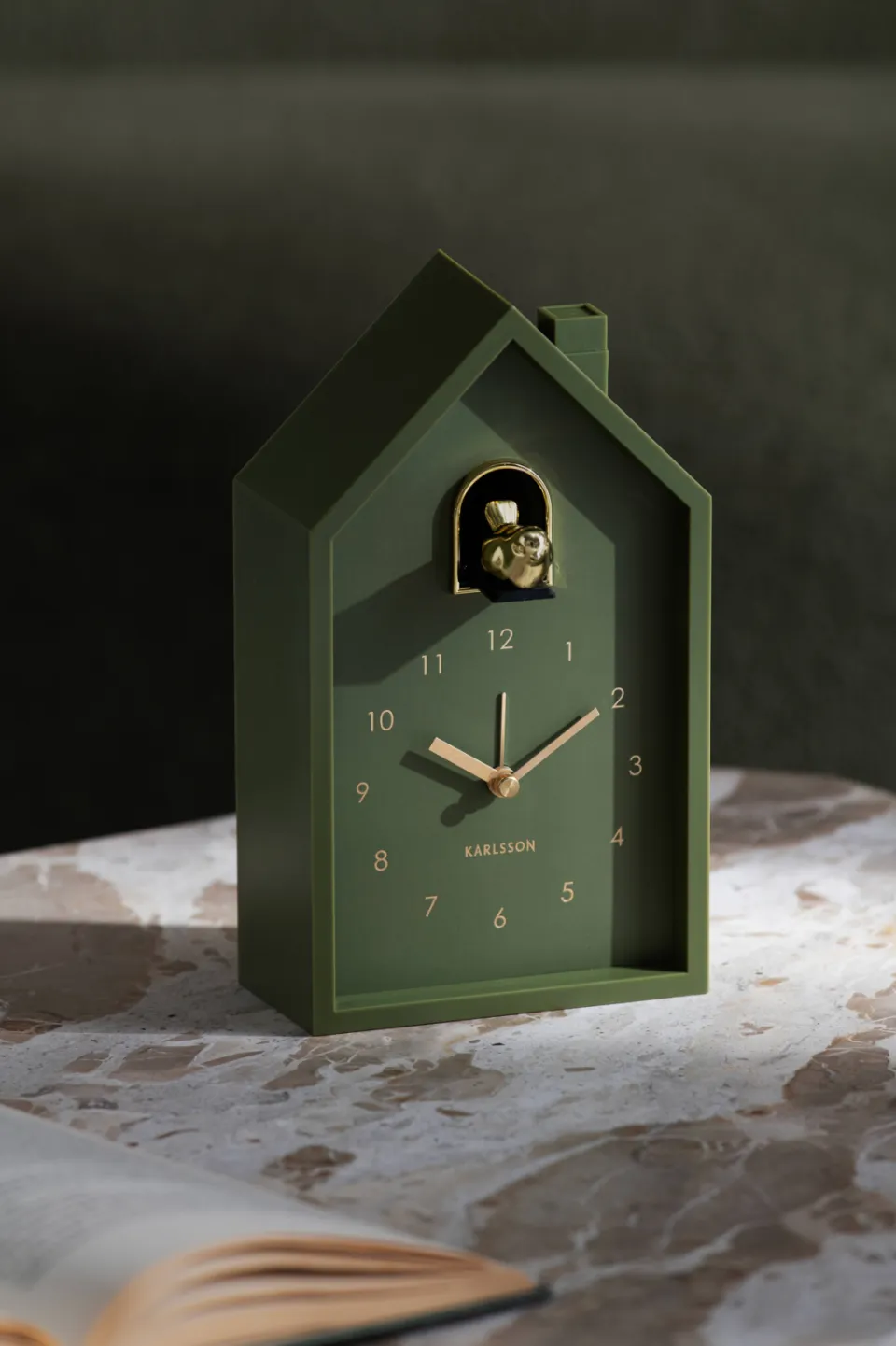 Karlsson Modern Cuckoo wekker groen, foto 2