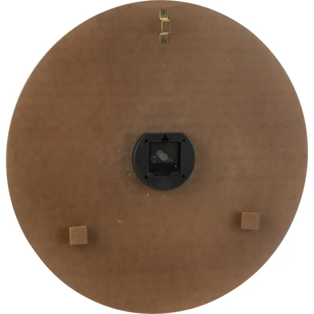 J-Line klok Pol - hout/steen - mix - Ø 58.5 cm Multi
