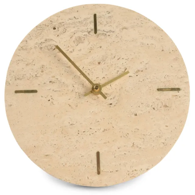SP Collection tafelklok travertijn beige, foto 2