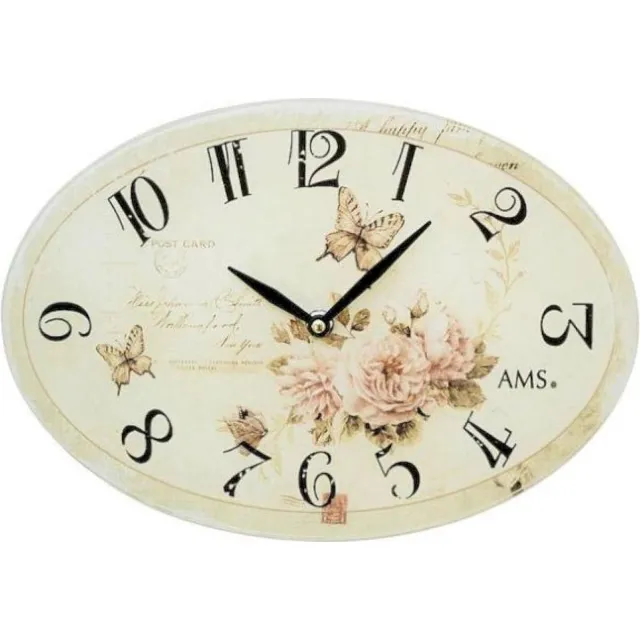 AMS Wandklok AMS - 9478 Beige