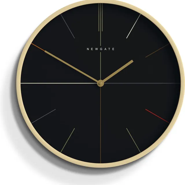 Bennies Fifties Newgate - Mr Clarke wandklok Hockey 40cm Licht multiplex & zwart