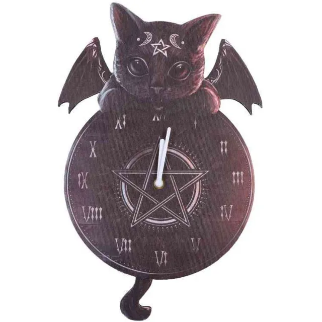 Nemesis Now Malpuss Tickin Klok - Multicolours
