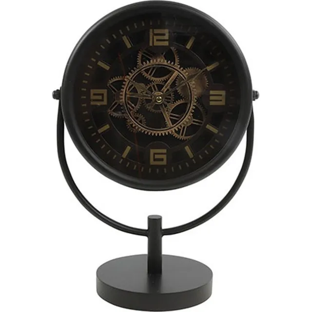 Countryfield Tafelklok William zwart - L16B27H40CM