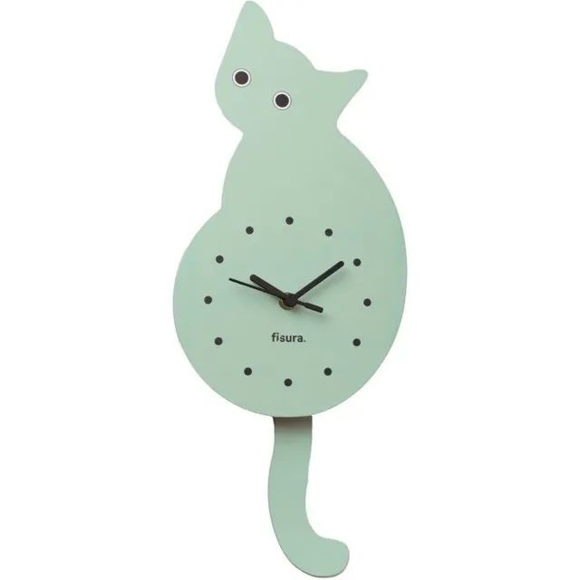 Fisura Wandklok Kat - munt