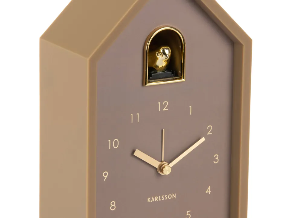 Karlsson Modern Cuckoo wekker bruin, foto 5