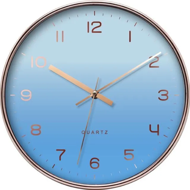 LW collection Wandklok Emma Blauw
