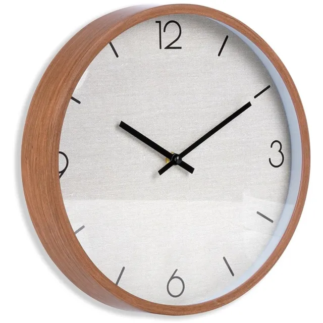 vilde Wandklok - Bruin - 29,5 cm Bruin;Beige;Zwart