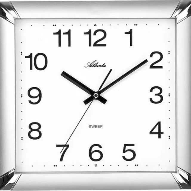 Atlanta Unisexhorloge 4457-19 Zilverkleurig
