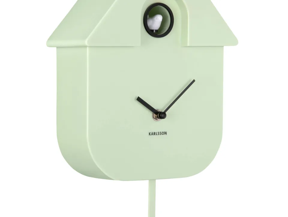 Karlsson Modern Cuckoo koekoeksklok zachtgroen, foto 4