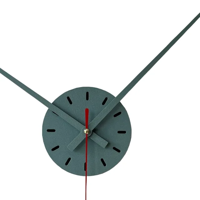 Home 3D Wandklok Groen – Ø35cm – moderne klok – Wandklok modern – Gemaakt met 3D-printtechnologie – keukenklok – Stil uurwerk