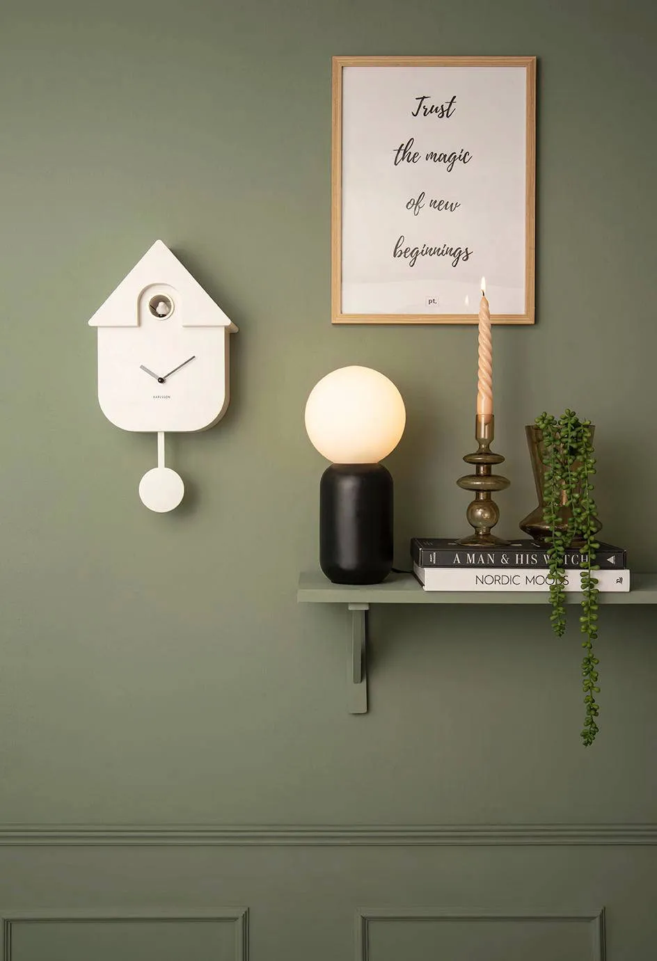 Karlsson Modern Cuckoo koekoeksklok wit, foto 5