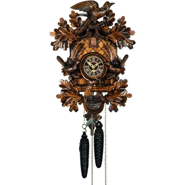 Trenkle 1367-4_nu - gebeeldhouwde koekoeksklok - 1-daags ketting uurwerk - Kuckuck Classic