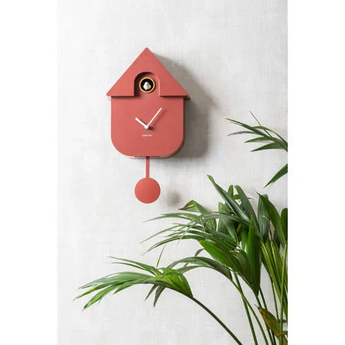 Karlsson Modern Cuckoo koekoeksklok rood, foto 5