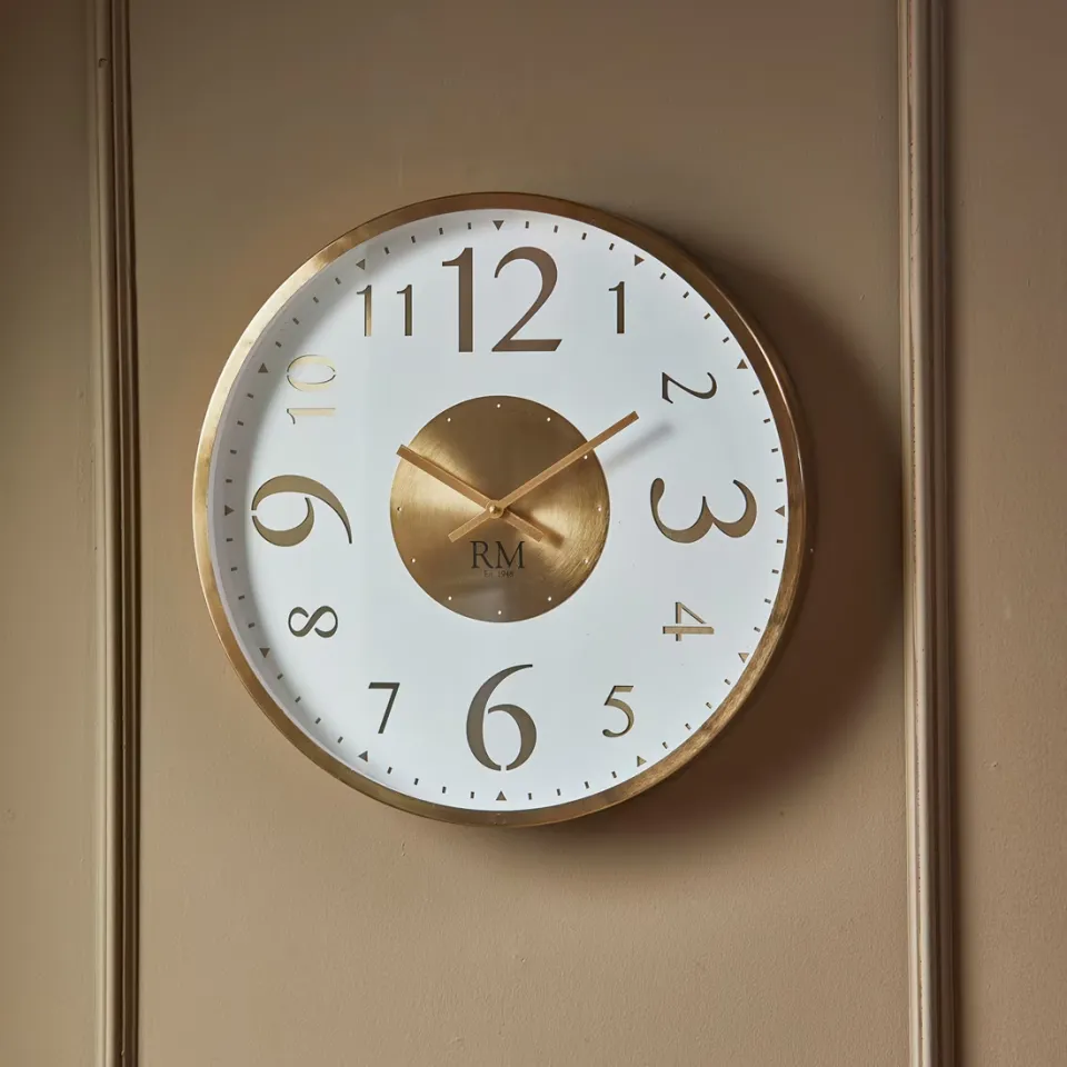 Riviera Maison Venosa wandklok goud