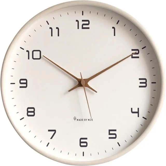BOG Moderne-Ronde-Stille-Houten-Wandklok-Wanddecoratie-Batterij-Woonkamer-Entree-Keuken-Kantoor BEUGE
