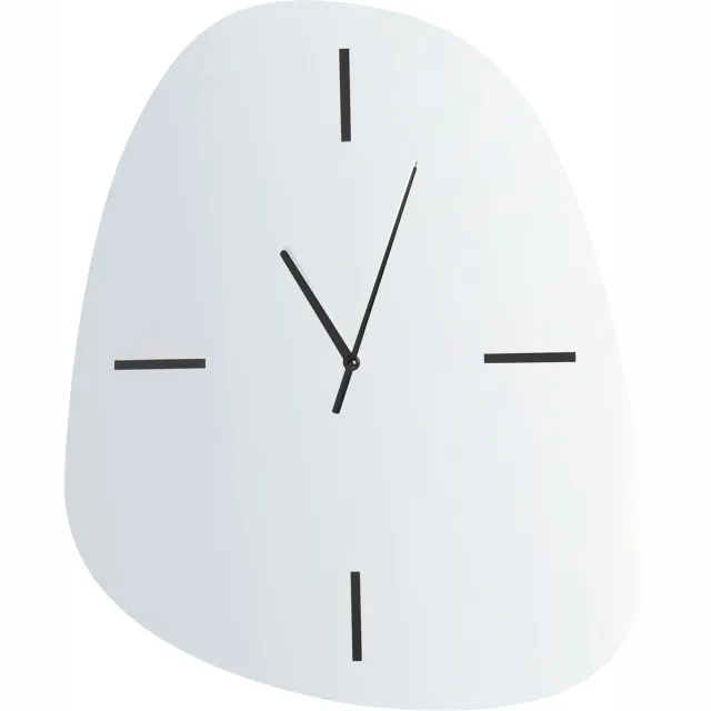 Beliani ALMANSA - Wandklok - Zilver - Glas