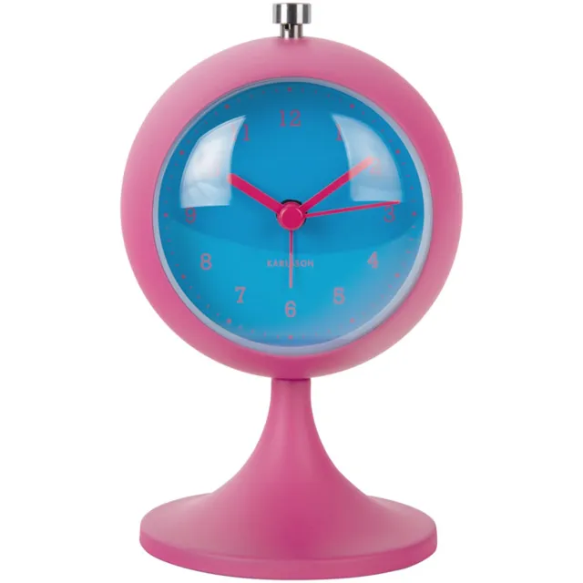 Karlsson Alarm Clock Funky Retro Roze