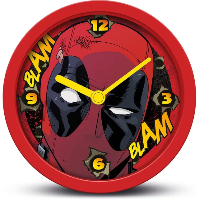 Pyramid International Deadpool - Blam Blam - Bureauklok - Rood - 12cm Geel,Rood