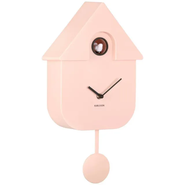 Karlsson Modern Cuckoo koekoeksklok zachtroze