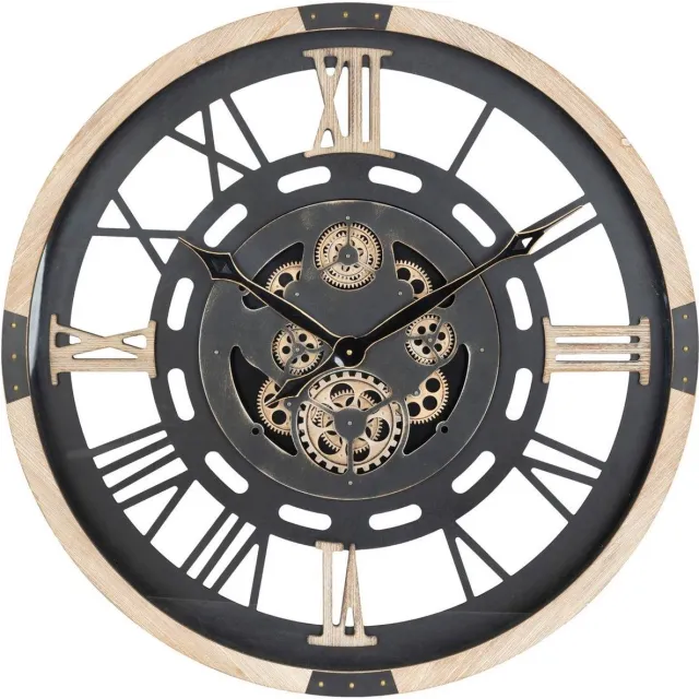 Atmosphera Créateur d'intérieur® Mechanische klok D80 cm, KENT Noir