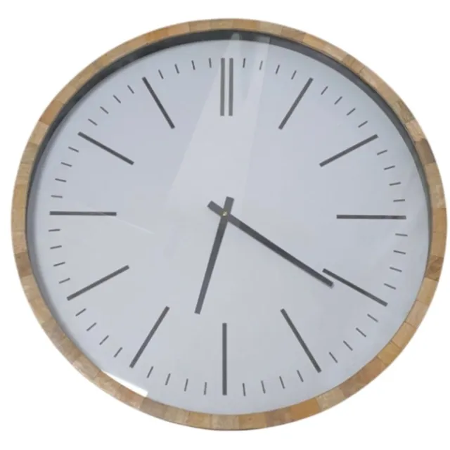 House of Nature wandklok Bancroft 51cm Wit