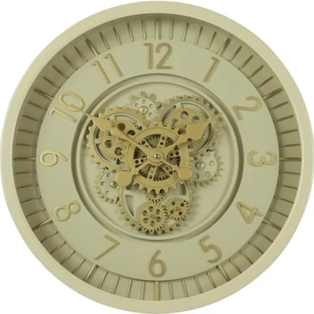 Countryfield Wandklok ro Celestial S crème Wit