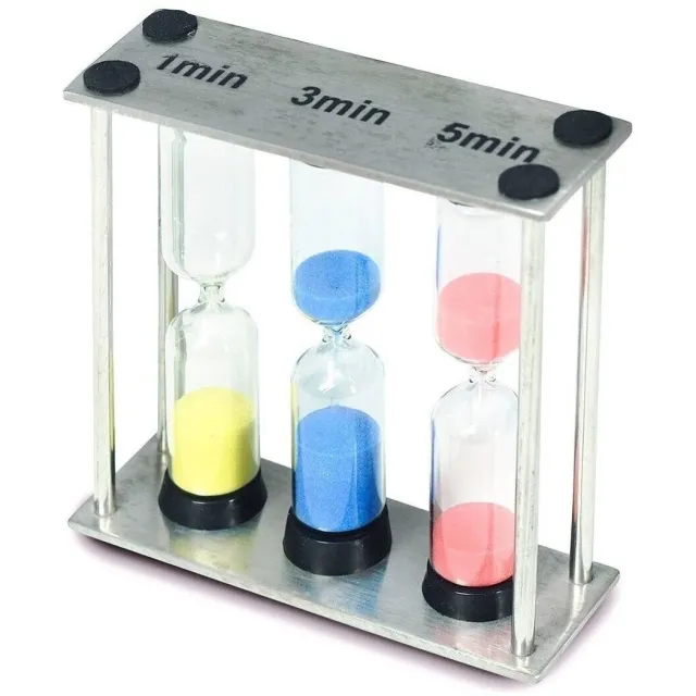 Signes Grimalt zandlopers 1, 3 en 5 minuten Multicolour
