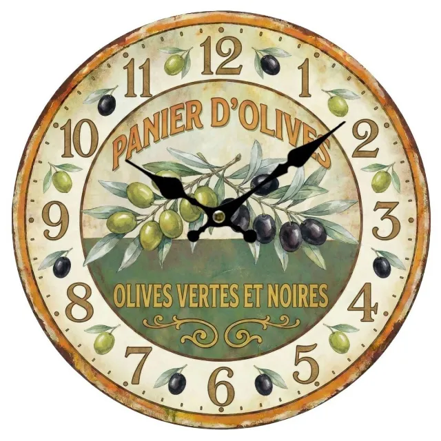 Signes Grimalt Olijven Vintage wandklok beige