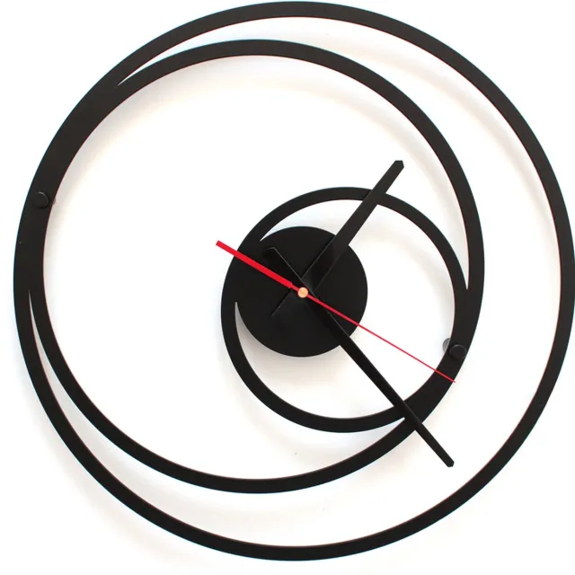 TikTak by Decolicious Decorizzly Boll - Wandklok - Zwart - 40cm - Quartz Mechanisme